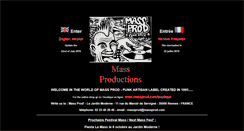 Desktop Screenshot of massprod.com